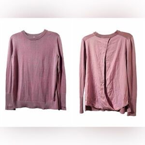 Lululemon Still At Ease Pullover Women’s 6 Long Sleeve Antoinette Pink Cashmere